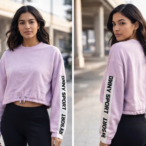 DKNYC Tops - DKNY Women's Cropped Sweatshirt